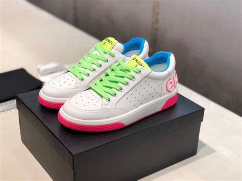 sneakers chanel colorate|Chanel shoes official site.